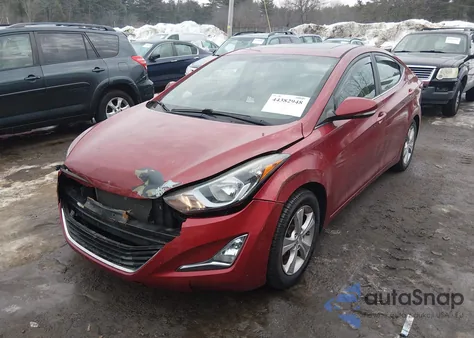 2016 Hyundai Elantra Value Edition из США, поврежденный, VIN 5NPDH4AE5GH733458